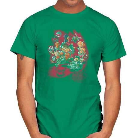 Mad Kart - Pop Impressionism - Mens T-Shirts RIPT Apparel Small / Kelly Green