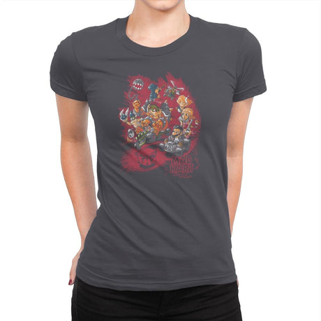Mad Kart - Pop Impressionism - Womens Premium T-Shirts RIPT Apparel Small / Heavy Metal