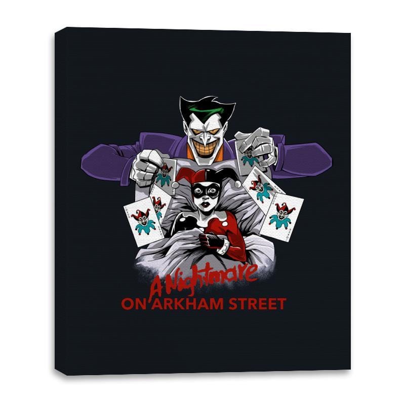 Mad Nightmare - Canvas Wraps Canvas Wraps RIPT Apparel 16x20 / Black