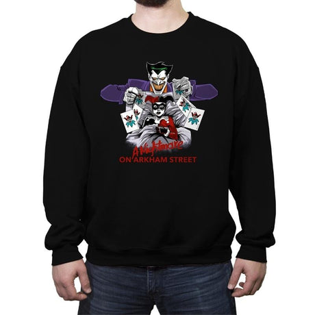 Mad Nightmare - Crew Neck Sweatshirt Crew Neck Sweatshirt RIPT Apparel Small / Black