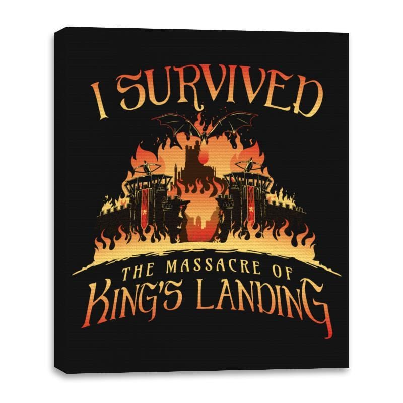 Mad Queen Survivor - Canvas Wraps Canvas Wraps RIPT Apparel 16x20 / Black