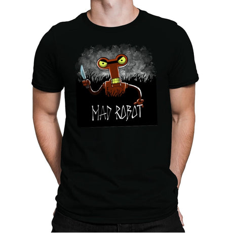 Mad Robot - Mens Premium T-Shirts RIPT Apparel Small / Black