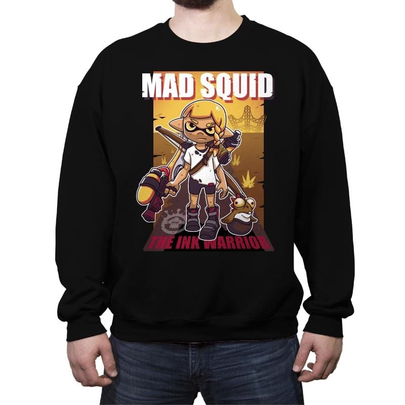 Mad Squid - Crew Neck Sweatshirt Crew Neck Sweatshirt RIPT Apparel Small / Black