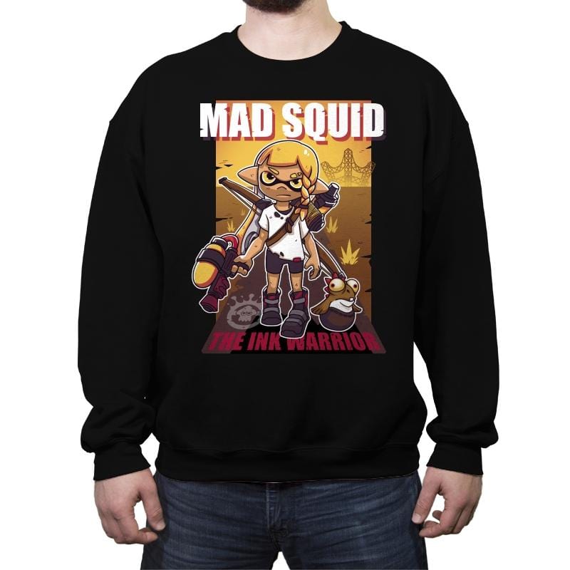 Mad Squid - Crew Neck Sweatshirt Crew Neck Sweatshirt RIPT Apparel Small / Black