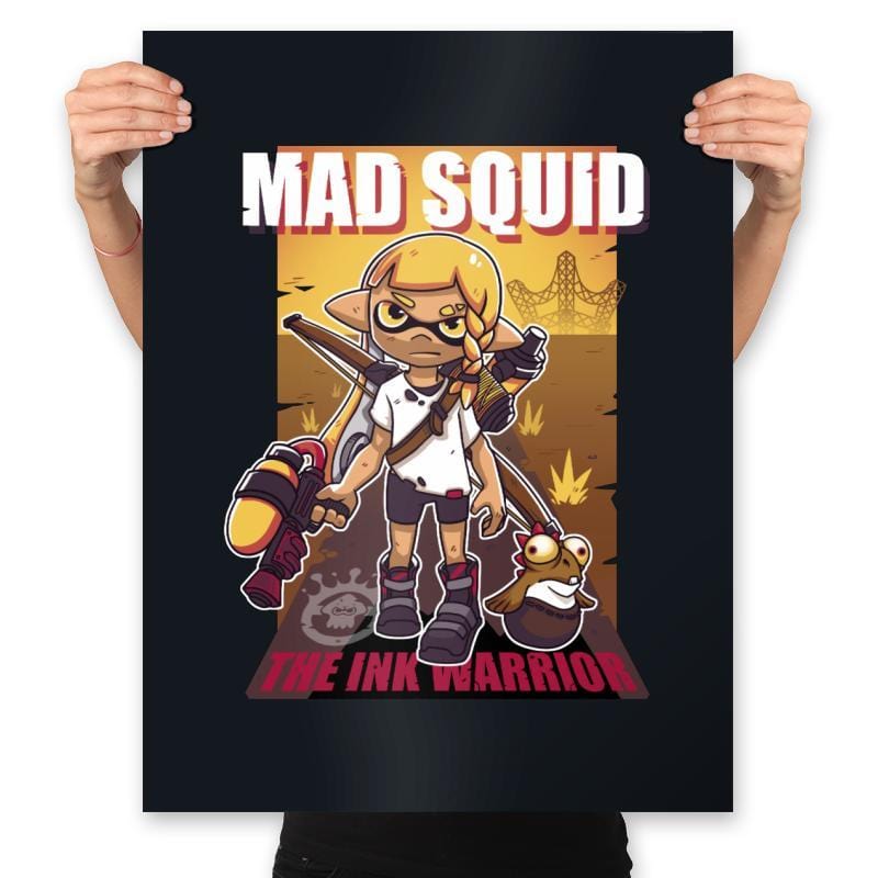 Mad Squid - Prints Posters RIPT Apparel 18x24 / Black