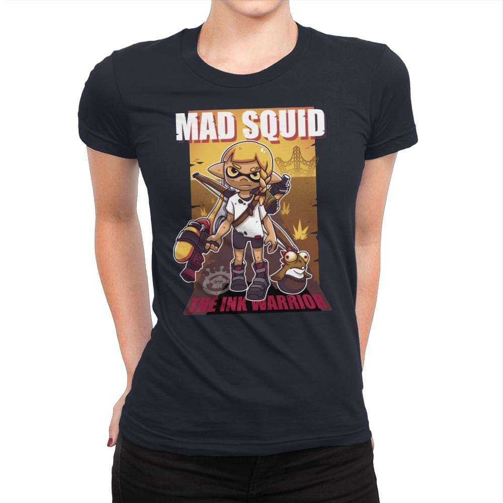 Mad Squid - Womens Premium T-Shirts RIPT Apparel Small / Midnight Navy