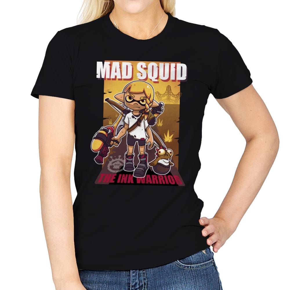 Mad Squid - Womens T-Shirts RIPT Apparel Small / Black