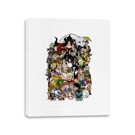 Made of Movies - Canvas Wraps Canvas Wraps RIPT Apparel 11x14 / White