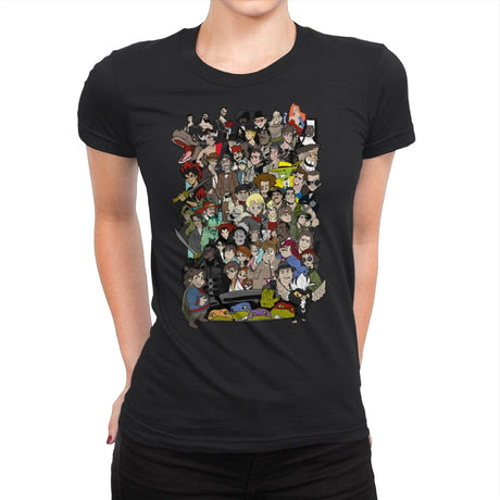 Made of Movies The Sequel - Womens Premium T-Shirts RIPT Apparel Small / Black