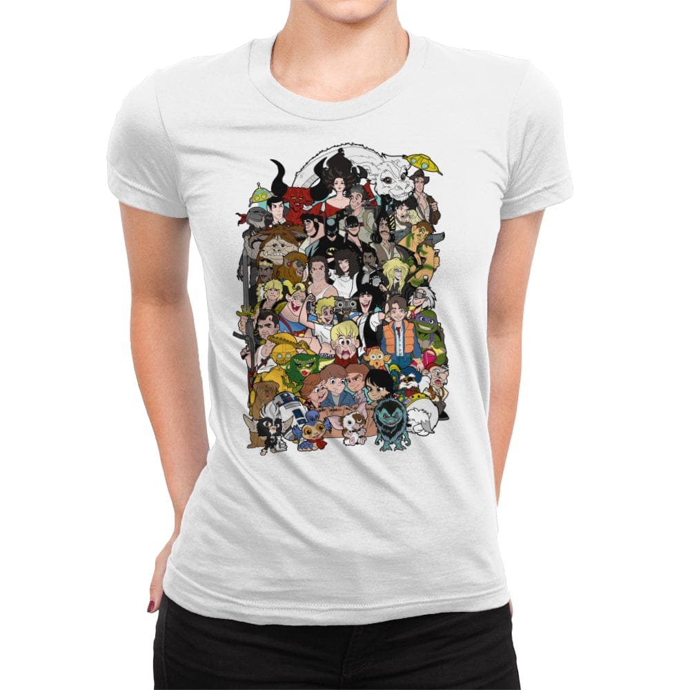 Made of Movies - Womens Premium T-Shirts RIPT Apparel Small / White
