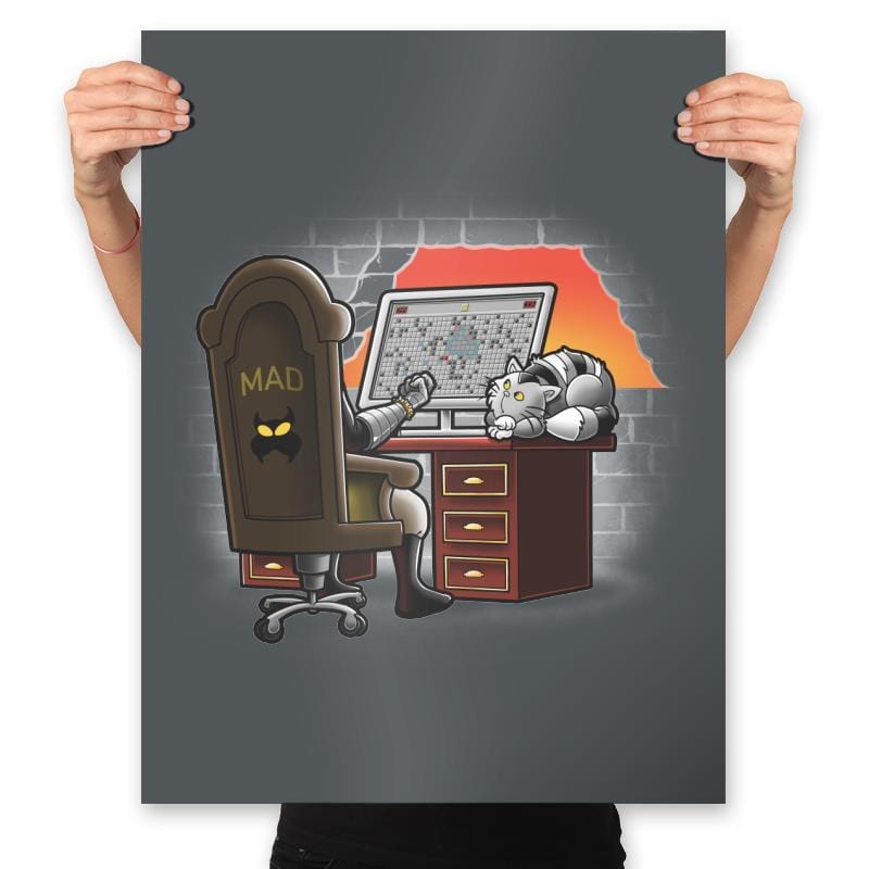 Madsweeper - Prints Posters RIPT Apparel 18x24 / Charcoal