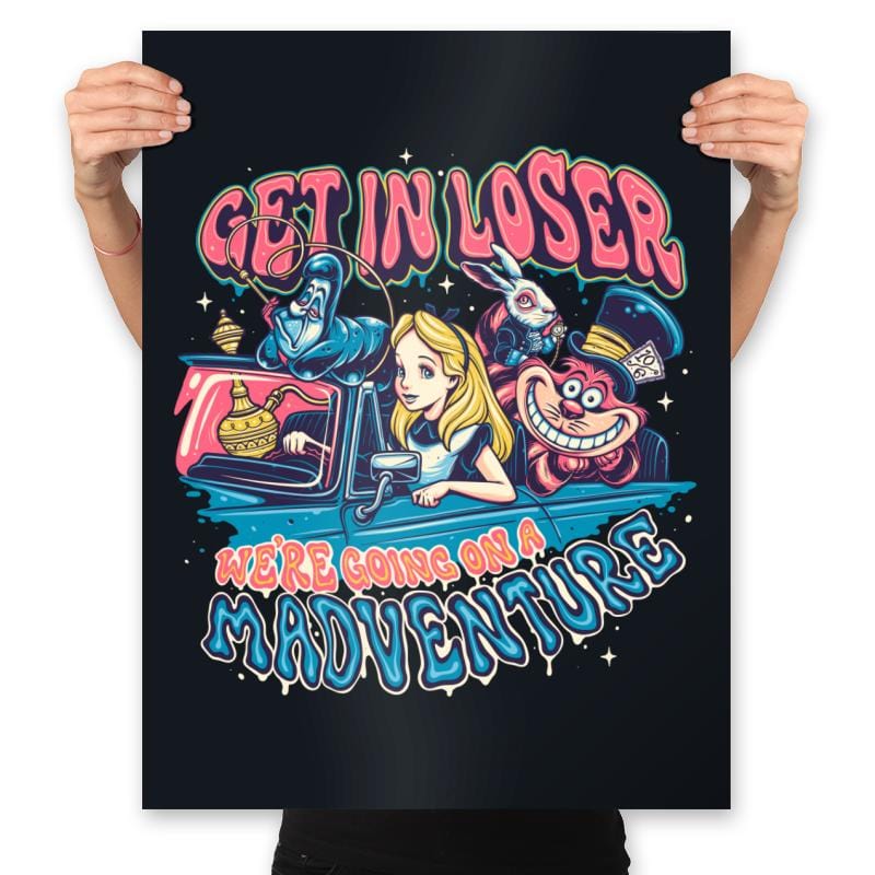 Madventure - Prints Posters RIPT Apparel 18x24 / Black