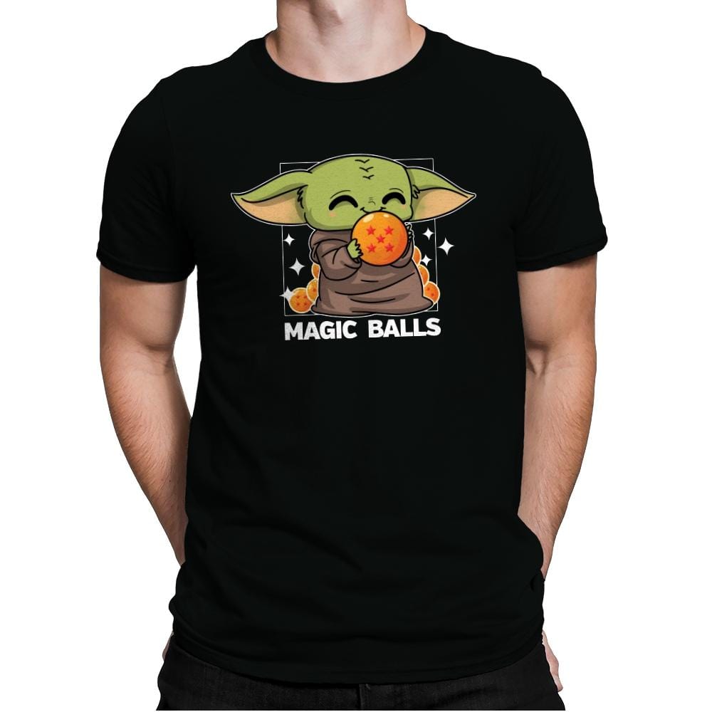 Magic Balls - Mens Premium T-Shirts RIPT Apparel Small / Black