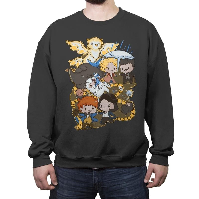 Magic Beasts - Crew Neck Sweatshirt Crew Neck Sweatshirt RIPT Apparel