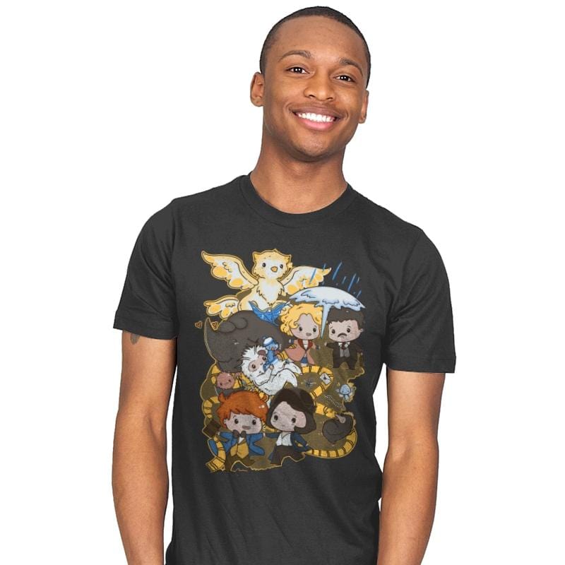 Magic Beasts - Mens T-Shirts RIPT Apparel Small / Charcoal