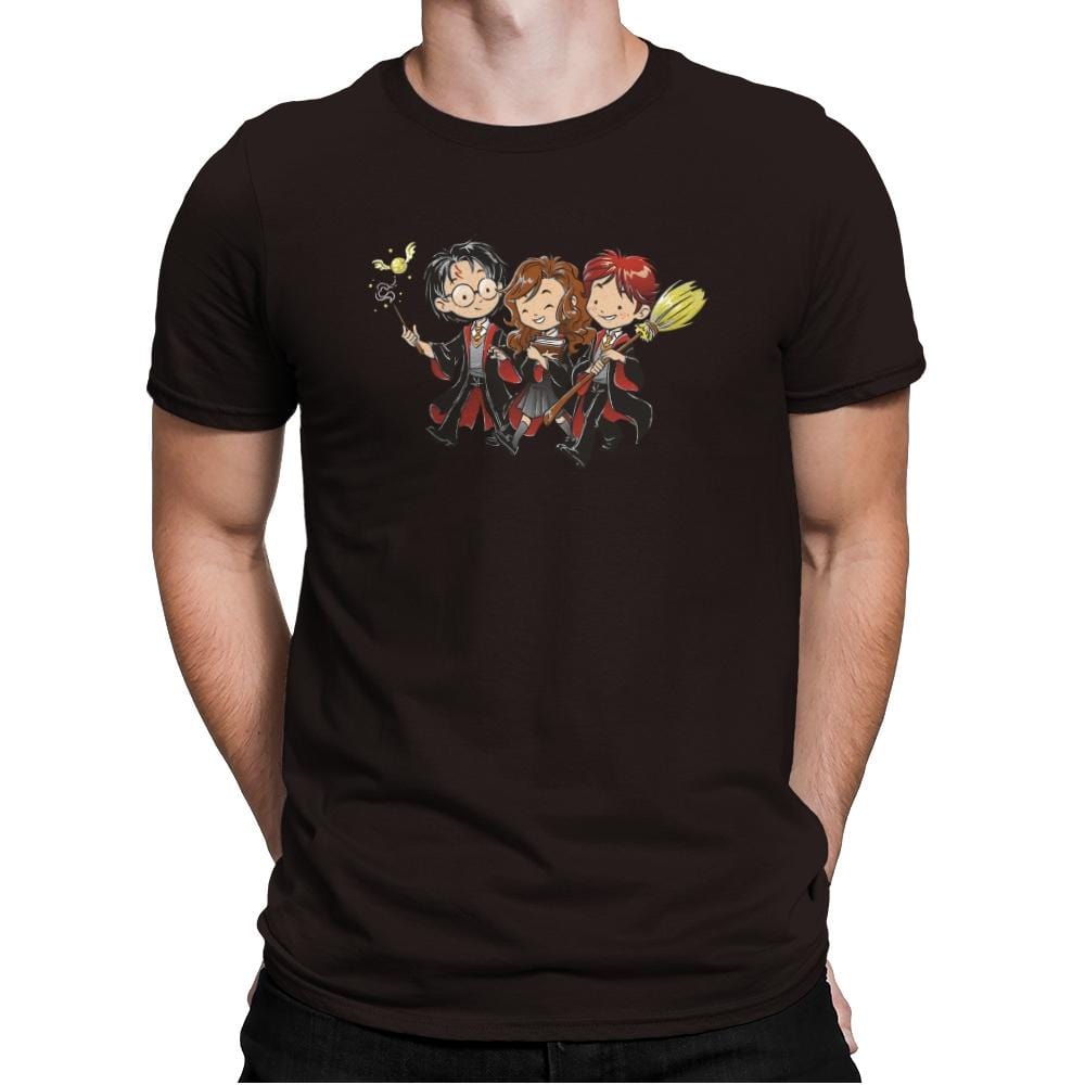 Magic Gang - Miniature Mayhem - Mens Premium T-Shirts RIPT Apparel Small / Dark Chocolate