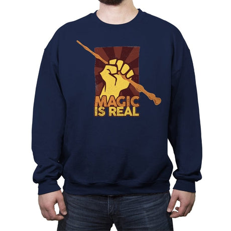 Magic Propaganda - Crew Neck Sweatshirt Crew Neck Sweatshirt RIPT Apparel Small / Navy