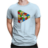 Magic Puzzle Cube Exclusive - Mens Premium T-Shirts RIPT Apparel Small / Light Blue