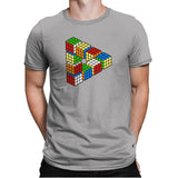 Magic Puzzle Cube Exclusive - Mens Premium T-Shirts RIPT Apparel Small / Light Grey