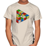 Magic Puzzle Cube Exclusive - Mens T-Shirts RIPT Apparel Small / Natural