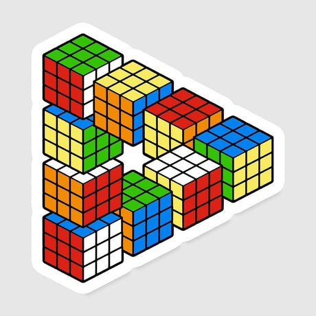 Magic Puzzle Cube Exclusive - Sticker Stickers RIPT Apparel Sticker
