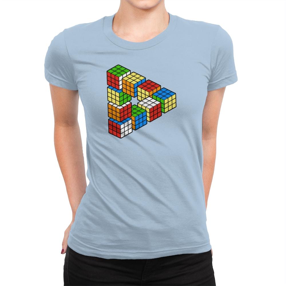Magic Puzzle Cube Exclusive - Womens Premium T-Shirts RIPT Apparel Small / Cancun