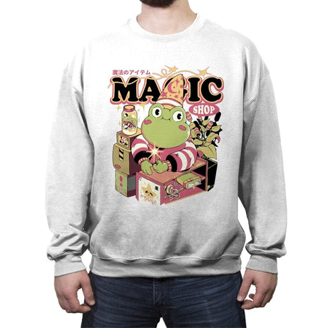 Magic Store - Crew Neck Sweatshirt Crew Neck Sweatshirt RIPT Apparel Small / White