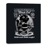 Magical Black Cat Girl - Canvas Wraps Canvas Wraps RIPT Apparel 16x20 / Black