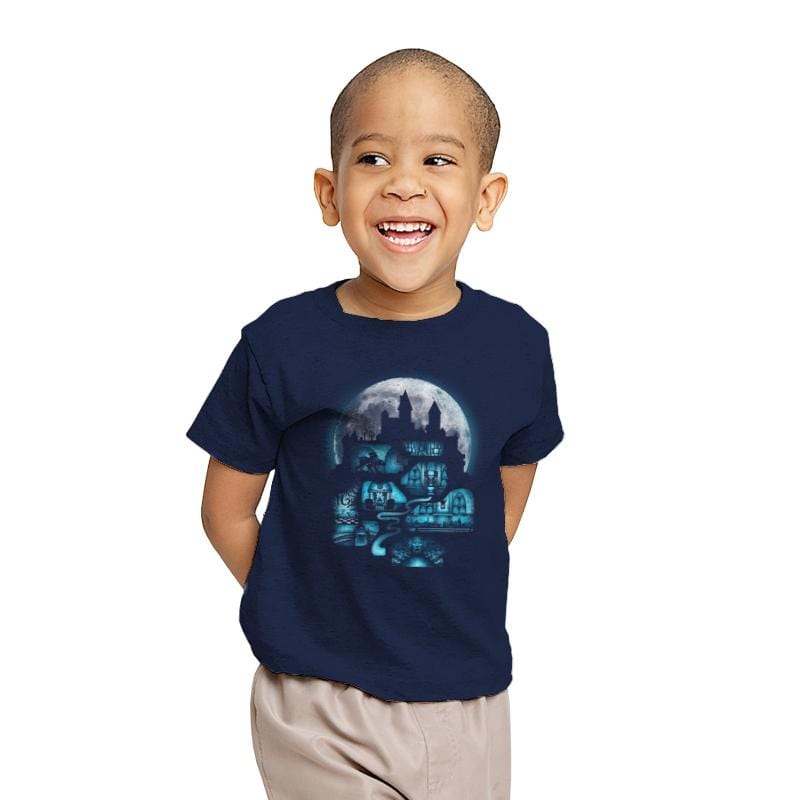 Magical Castle - Youth T-Shirts RIPT Apparel X-small / Navy
