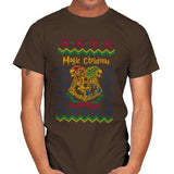 Magical Christmas - Ugly Holiday - Mens T-Shirts RIPT Apparel Small / Dark Chocolate