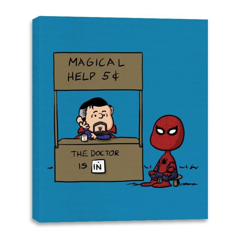 Magical Help - Canvas Wraps Canvas Wraps RIPT Apparel 16x20 / Sapphire