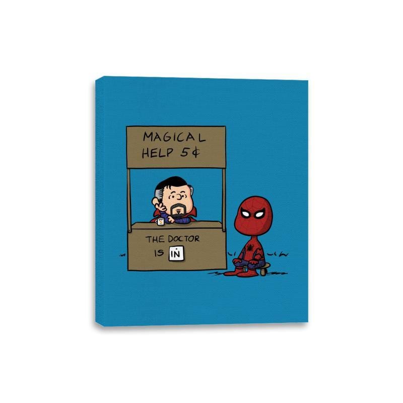 Magical Help - Canvas Wraps Canvas Wraps RIPT Apparel 8x10 / Sapphire