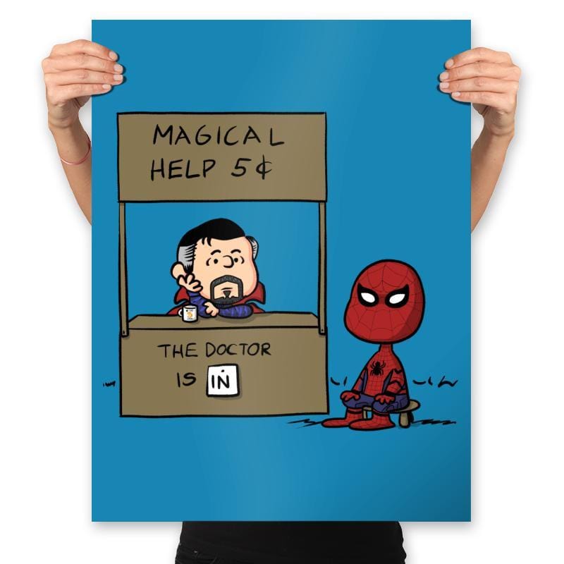Magical Help - Prints Posters RIPT Apparel 18x24 / Sapphire