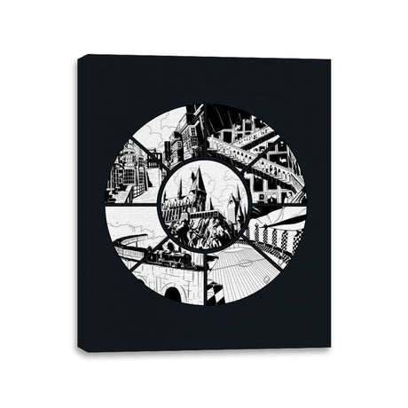 Magical Places - Canvas Wraps Canvas Wraps RIPT Apparel 11x14 / Black