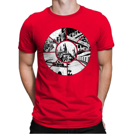 Magical Places - Mens Premium T-Shirts RIPT Apparel Small / Red