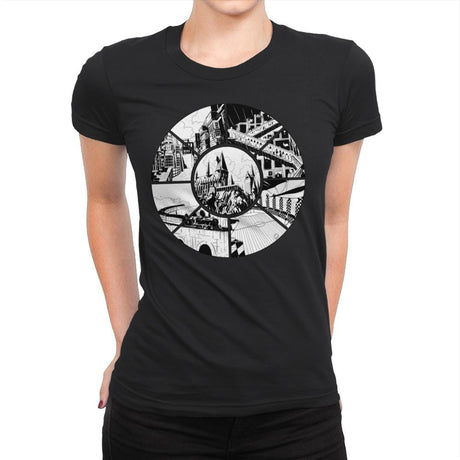 Magical Places - Womens Premium T-Shirts RIPT Apparel Small / Black