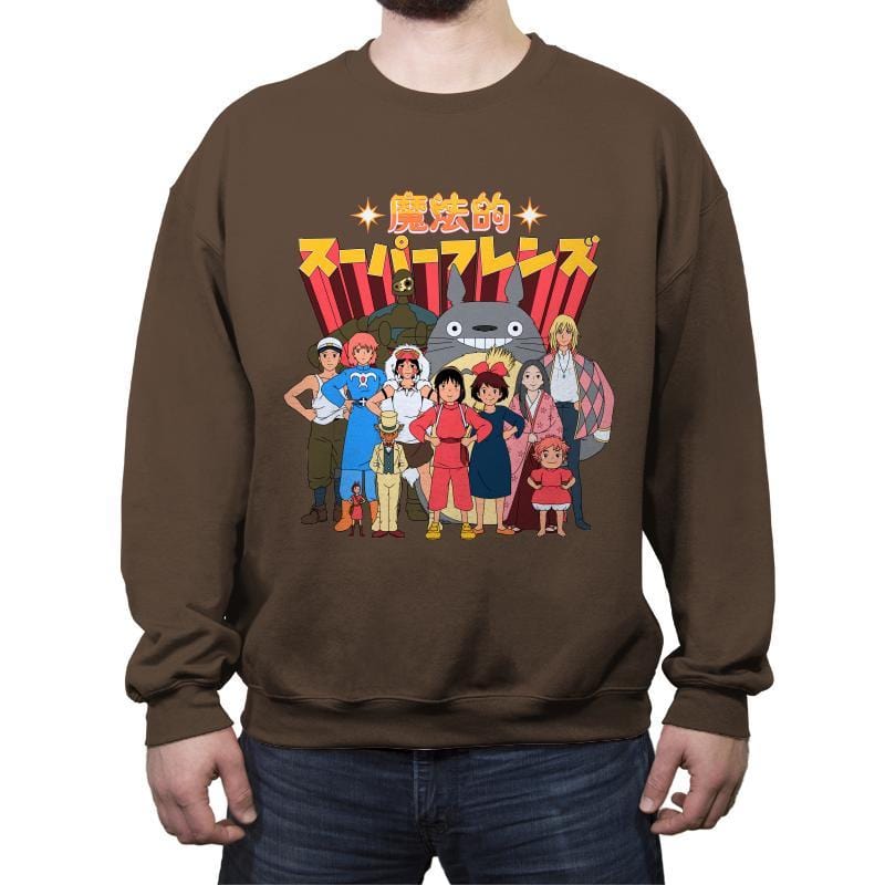 Magical Super Friends - Crew Neck Sweatshirt Crew Neck Sweatshirt RIPT Apparel