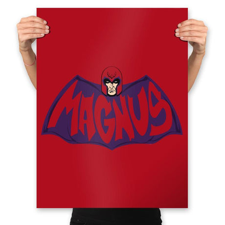Magnet Man - Prints Posters RIPT Apparel 18x24 / Red