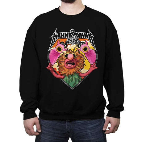 Mahna Mahna - Best Seller - Crew Neck Sweatshirt Crew Neck Sweatshirt RIPT Apparel Small / Black