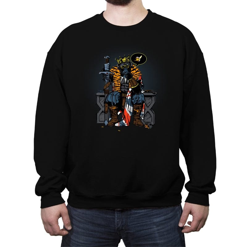 Majesty - Crew Neck Sweatshirt Crew Neck Sweatshirt RIPT Apparel Small / Black