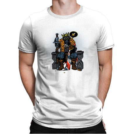Majesty - Mens Premium T-Shirts RIPT Apparel Small / White