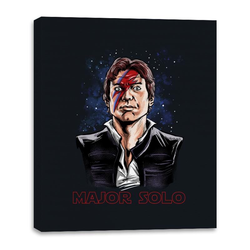 Major Solo - Canvas Wraps Canvas Wraps RIPT Apparel 16x20 / Black