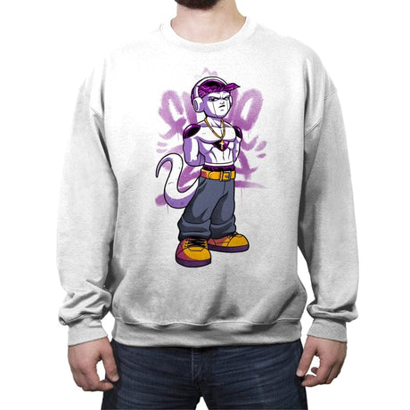 Makaveli Freeza - Crew Neck Sweatshirt Crew Neck Sweatshirt RIPT Apparel Small / White