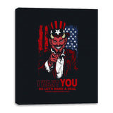 Make a Deal - Canvas Wraps Canvas Wraps RIPT Apparel 16x20 / Black