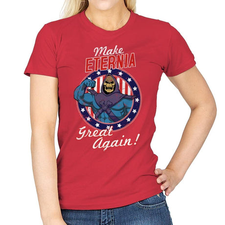 Make Eternia Great Again - Best Seller - Womens T-Shirts RIPT Apparel Small / Red
