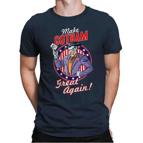 Make Gotham Great Again - Anytime - Mens Premium T-Shirts RIPT Apparel Small / Indigo