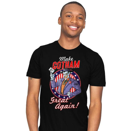 Make Gotham Great Again - Mens T-Shirts RIPT Apparel Small / Black