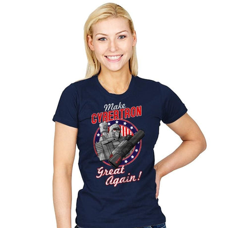 Make It Great Again - Womens T-Shirts RIPT Apparel Small / Navy