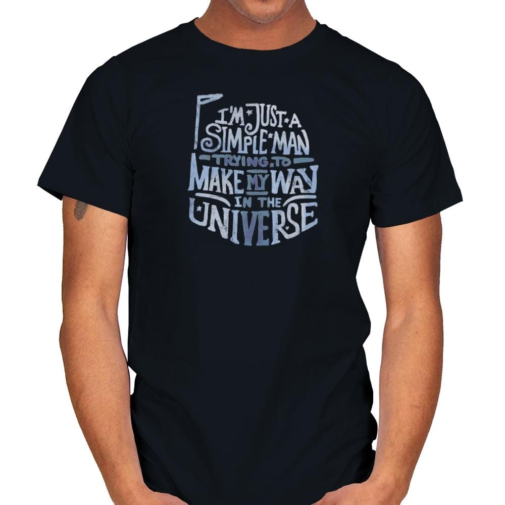 Make my  way in the Universe - Mens T-Shirts RIPT Apparel Small / Black