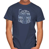 Make my  way in the Universe - Mens T-Shirts RIPT Apparel Small / Navy
